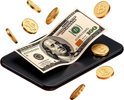 Cash Banknote and Coins 1